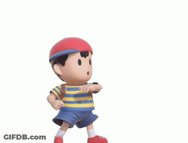 Animated Boy Baseball Bat GIF