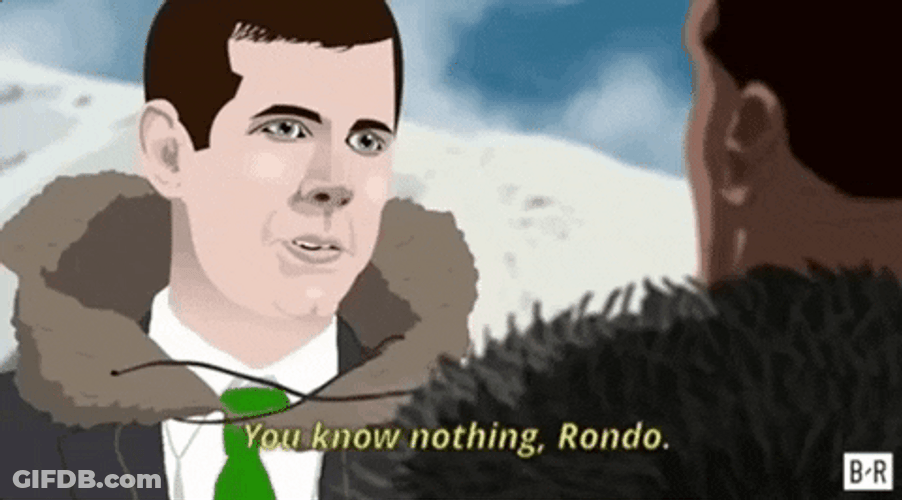 Animated Brad Stevens You Know Nothing GIF
