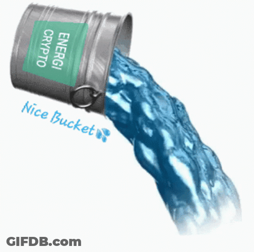 Animated Bucket Pouring Water GIF