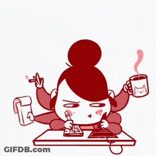 Animated Busy Multi Tasking GIF