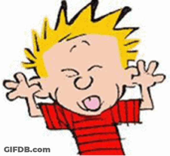 Animated Calvin Different Funny Faces GIF