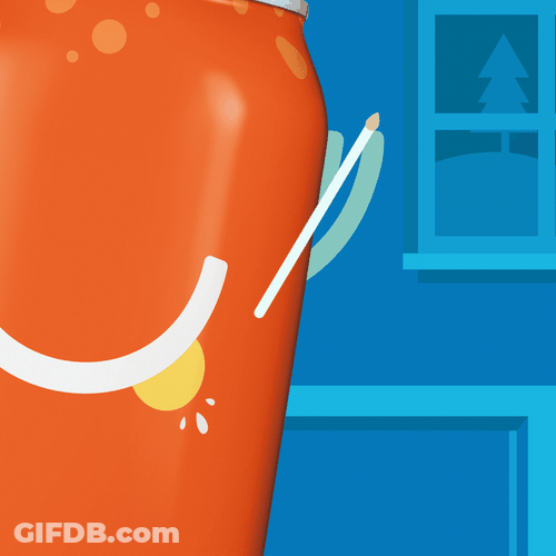 Animated Can Lightning Candle Happy Hanukkah GIF