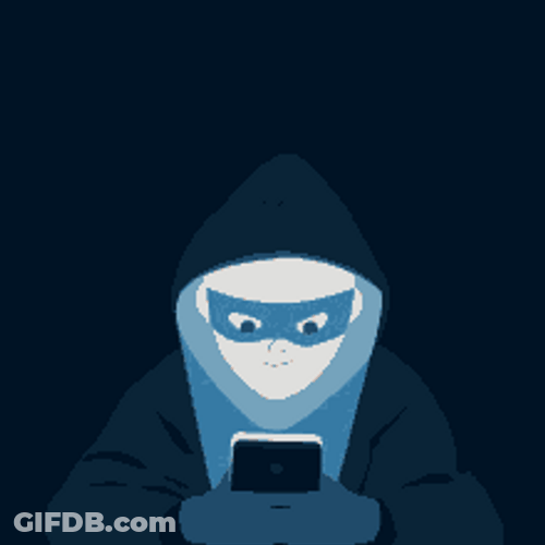 Animated Cartoon Hacking Icons GIF