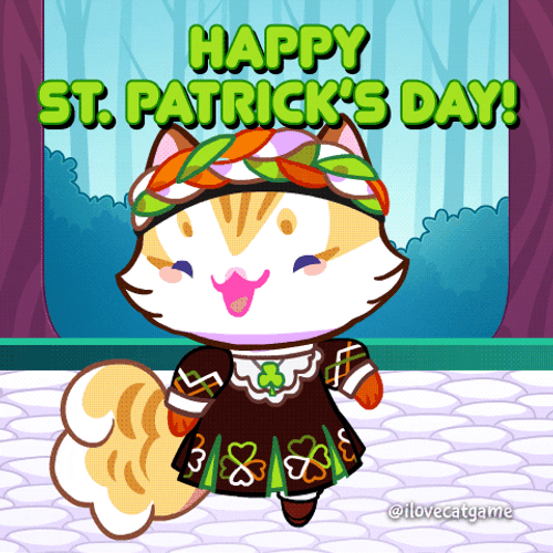 Animated Cat Doing Irish Jig GIF