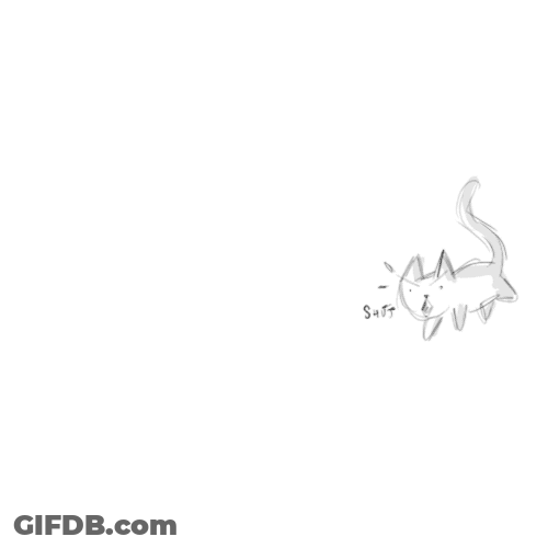 Animated Cat Shut Up Baby I Know It GIF