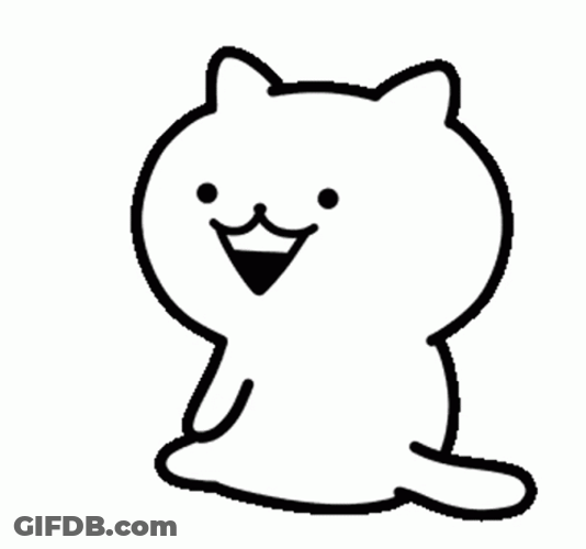 Animated Cat Turn Around GIF