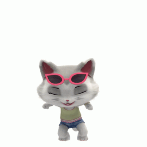 Animated Cat You're Welcome GIF