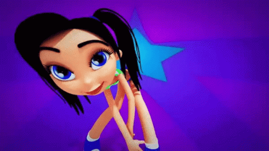 Animated Celebration Happy Girl Dance GIF