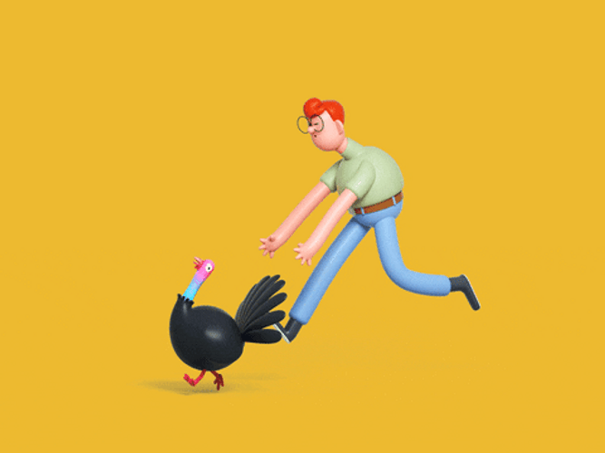 Animated Chicken Run GIF