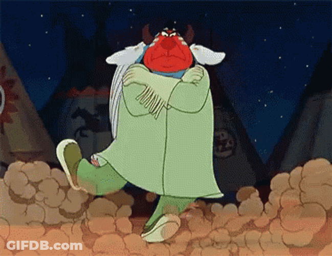 Animated Chief Native American GIF
