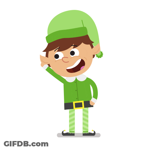 Animated Christmas Elves Dancing GIF