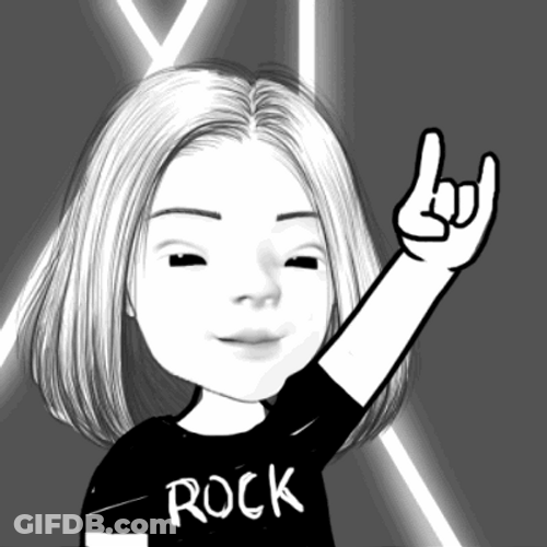Animated Classic Man Rock And Roll GIF