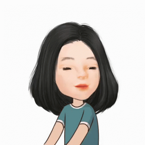 Animated Clever Girl GIF