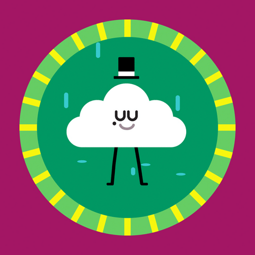 Animated Cloud Rain Dance GIF