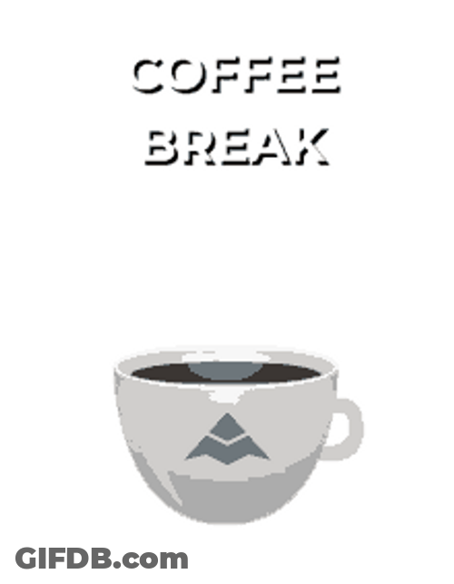 Animated Coffee Break GIF