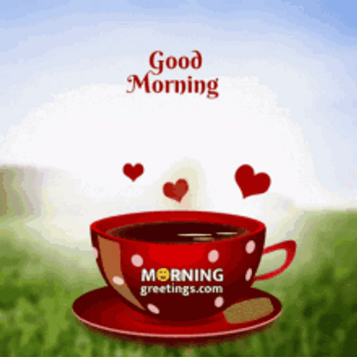 Animated Coffee Good Morning Lovely Day GIF