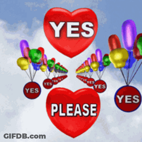 Animated Colorful Balloons Yes Yes Yes GIF