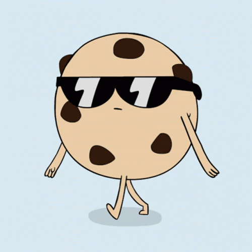 Animated Cookie With Shades GIF