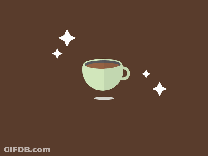 Animated Cup Of Coffee GIF