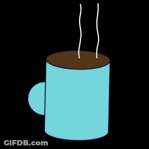 Animated Cup Of Monday Coffee GIF