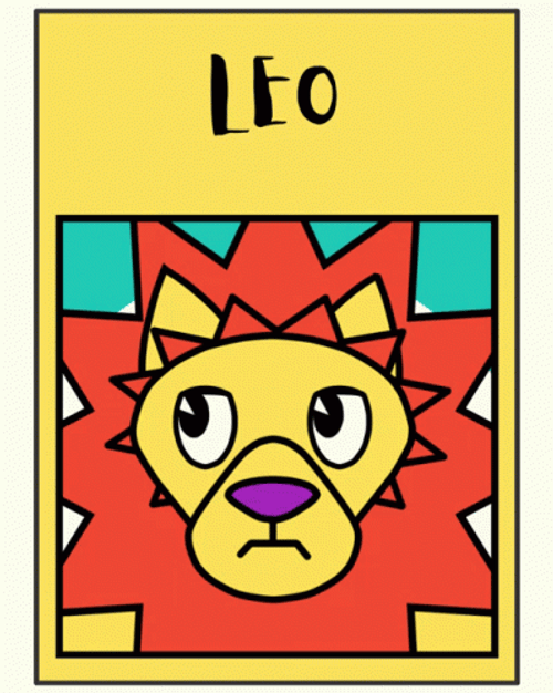 Animated Cute Leo Art GIF
