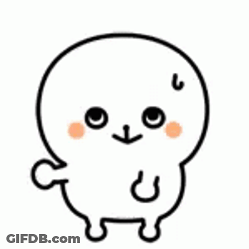 Animated Cute Quby Cartoon Wink GIF