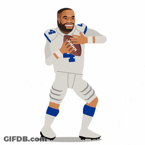 Animated Dallas Cowboys Dance Hip Thrust GIF