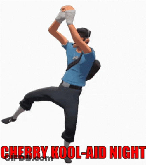 Animated Dance Cherry Kool Aid Night GIF