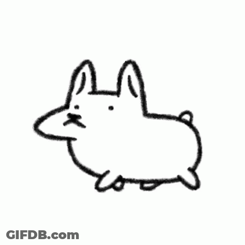 Animated Dancing Barbie White Dog Strolls GIF