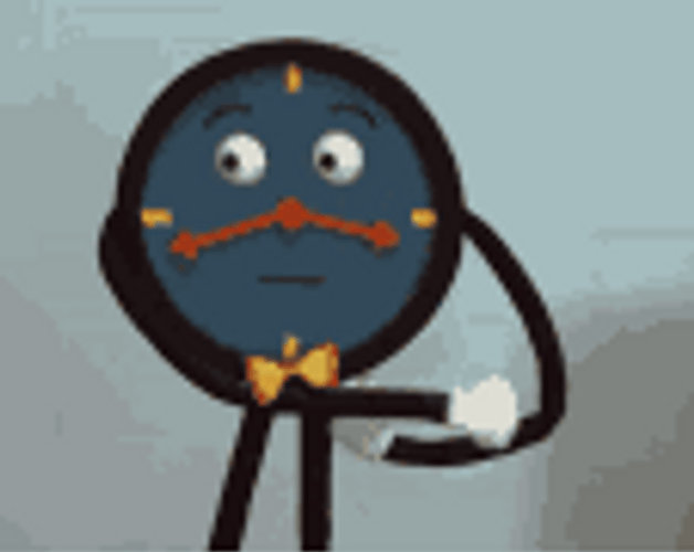 Animated Dancing Clock GIF