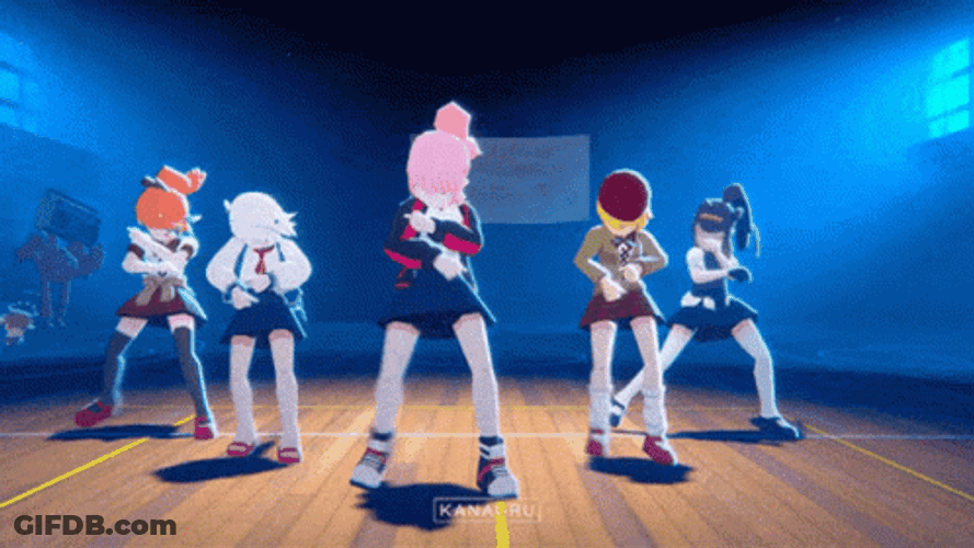 Animated Dancing Girls GIF