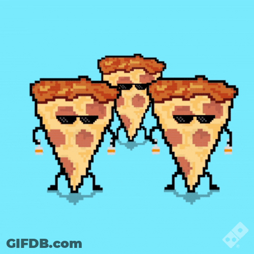 Animated Dancing Pizza GIF