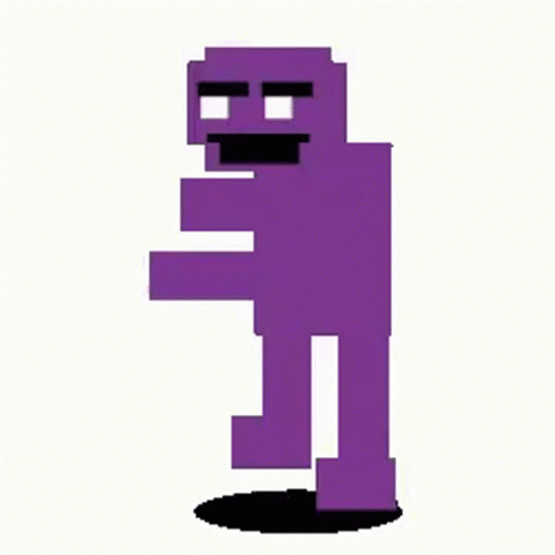 Animated Dancing Purple Guy GIF