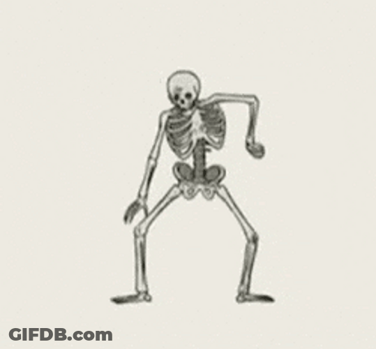 Animated Dancing Skeleton Meme GIF