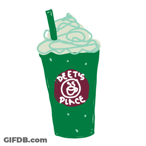 Animated Deets Place Milkshake GIF