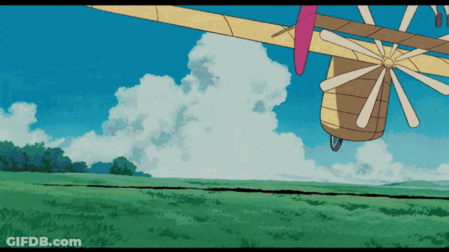 Animated Delivery Airplane GIF