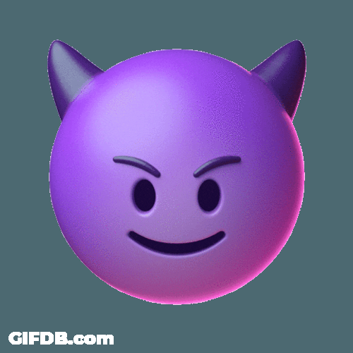 Animated Devil Emoji GIF