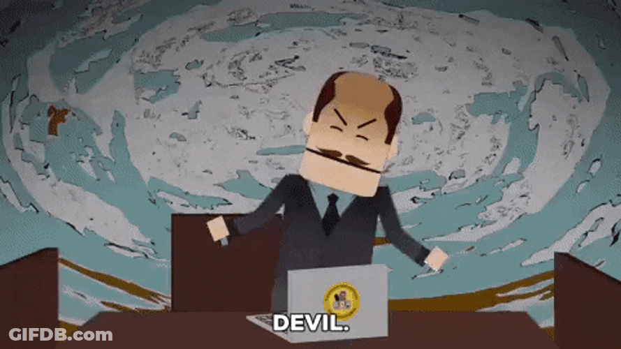 Animated Devil Transformation GIF