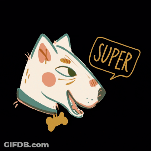 Animated Dog Barking Super Neat GIF