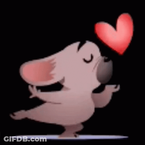 Animated Dog Big Kiss GIF