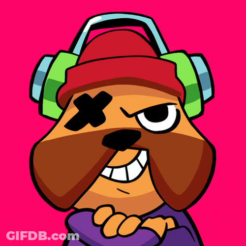 Animated Dog Snickering GIF