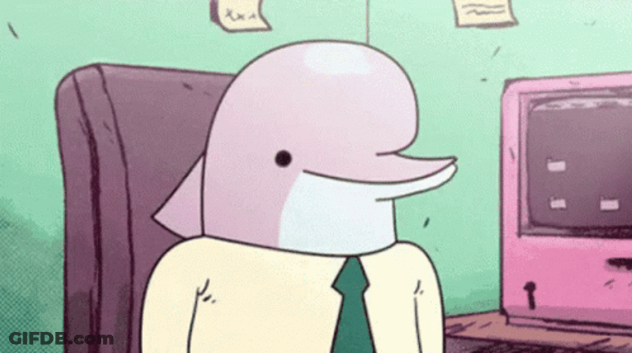 Animated Dolphin Laughing GIF