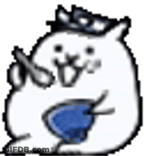 Animated Drawing Battle Cats GIF