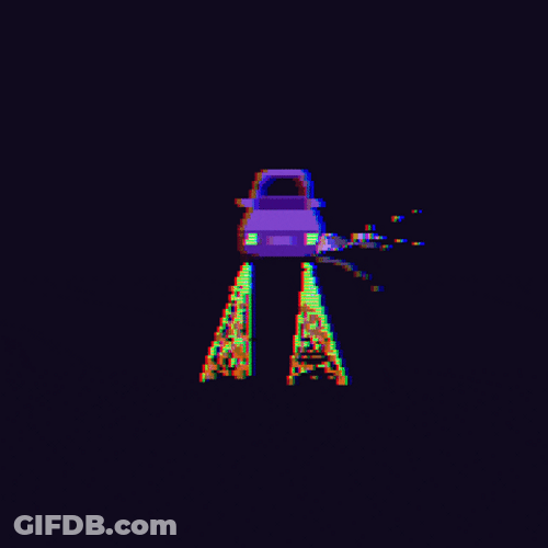 Animated Drifting Car GIF