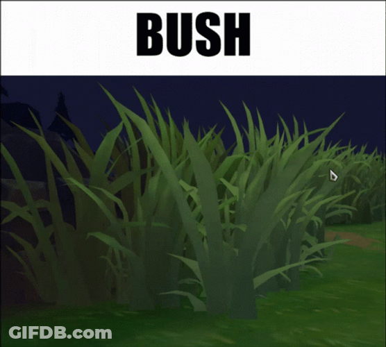 Animated Editing Bush GIF