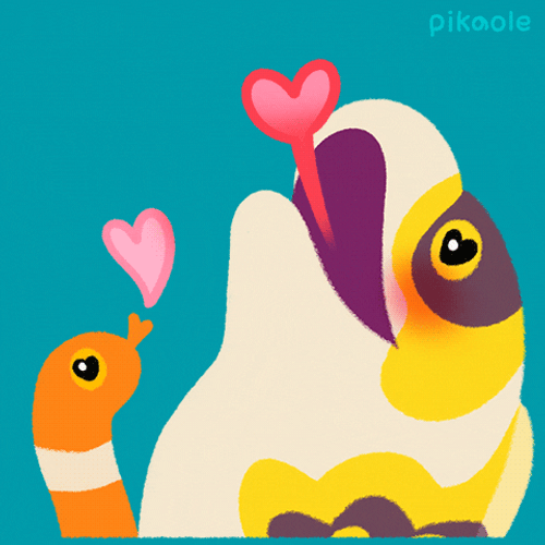 Animated Eel Heart Tongue GIF