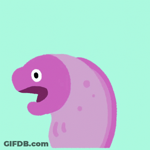 Animated Eel No Head Shake GIF
