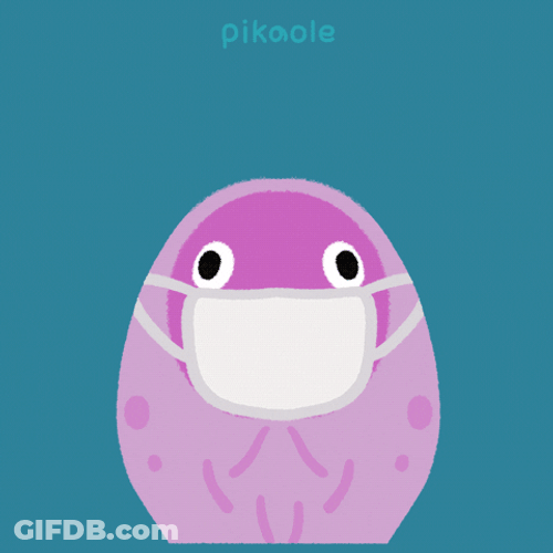 Animated Eel Wearing Mask GIF