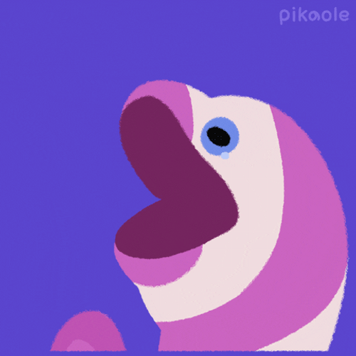 Animated Eel Yawning GIF