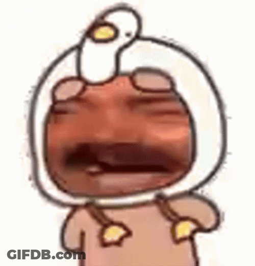 Animated El Risitas Duck Headdress Kekw Sticker GIF